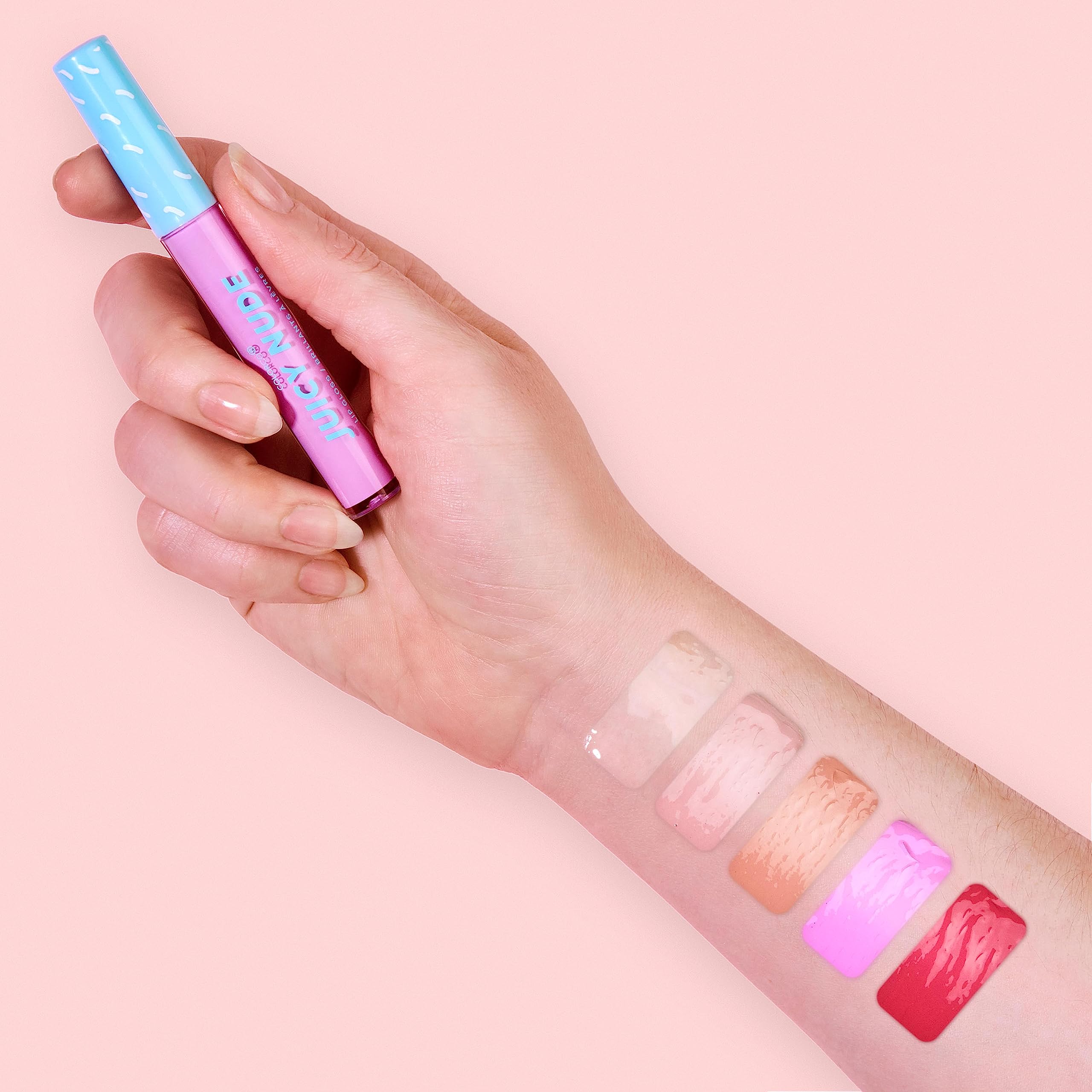 Amazon.com : COLORCO 5pc Juicy Nudes Lip Gloss Collection - 5 Pack