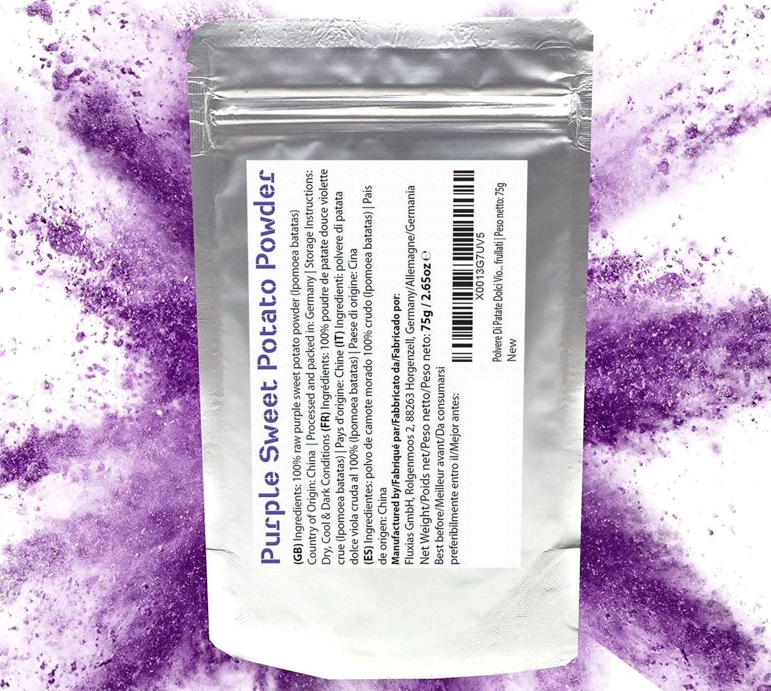 Polvo De Camote Morado - 100% Natural - 75g