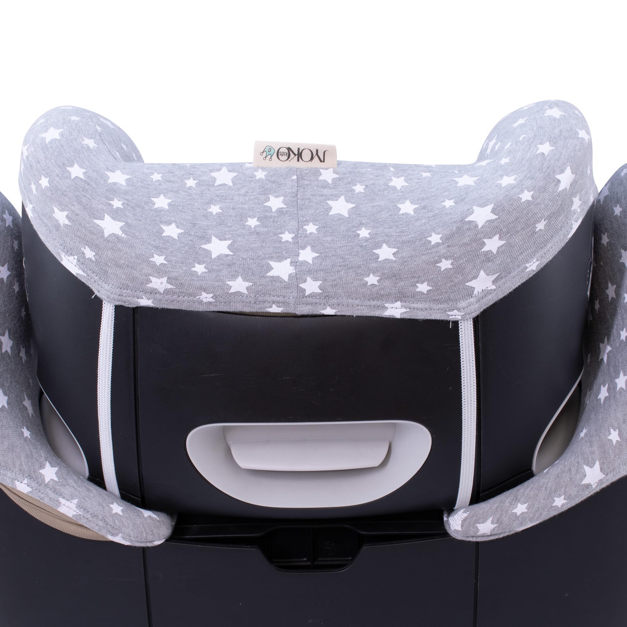 JYOKO KIDS Pokrowiec na fotelik samochodowy kompatybilny z Cybex Pallas M - S Fix (White Star)