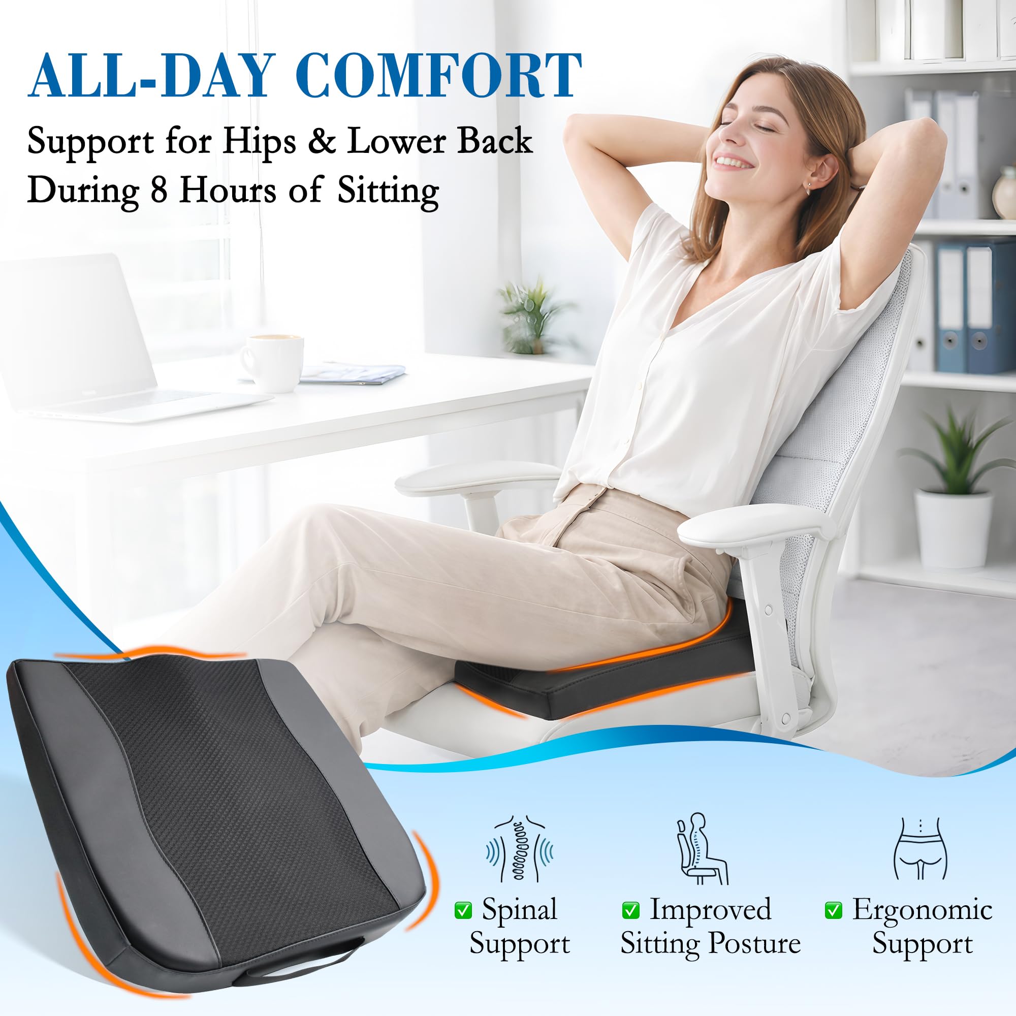 Amazon.com: Lofty Aim Car Seat Cushion, Comfort Memory Foam Car