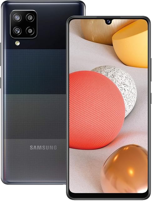 Samsung Galaxy A42 5G Smartphone SIM-Free Android Mobile Phone Prism Dot Black (UK Version) (Renewed)
