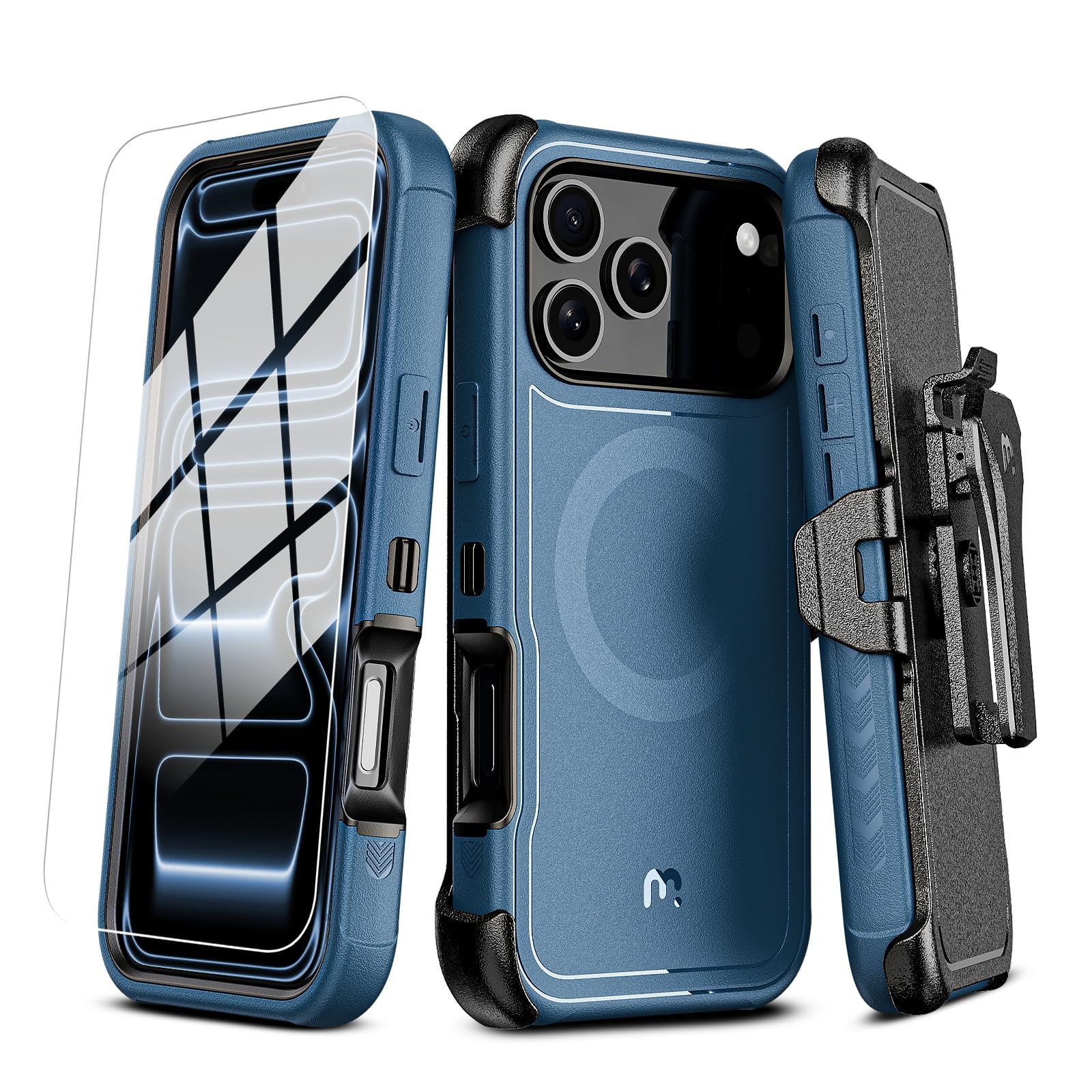 Amazon.com: M MYBAT PRO for iPhone 17 Pro Max Case with Belt Clip