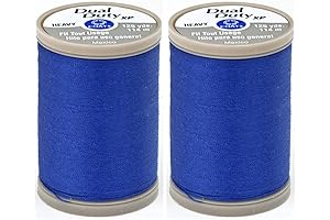 Dual Duty XP Thread in Vibrant Royal Blue by Coats & Clark:...