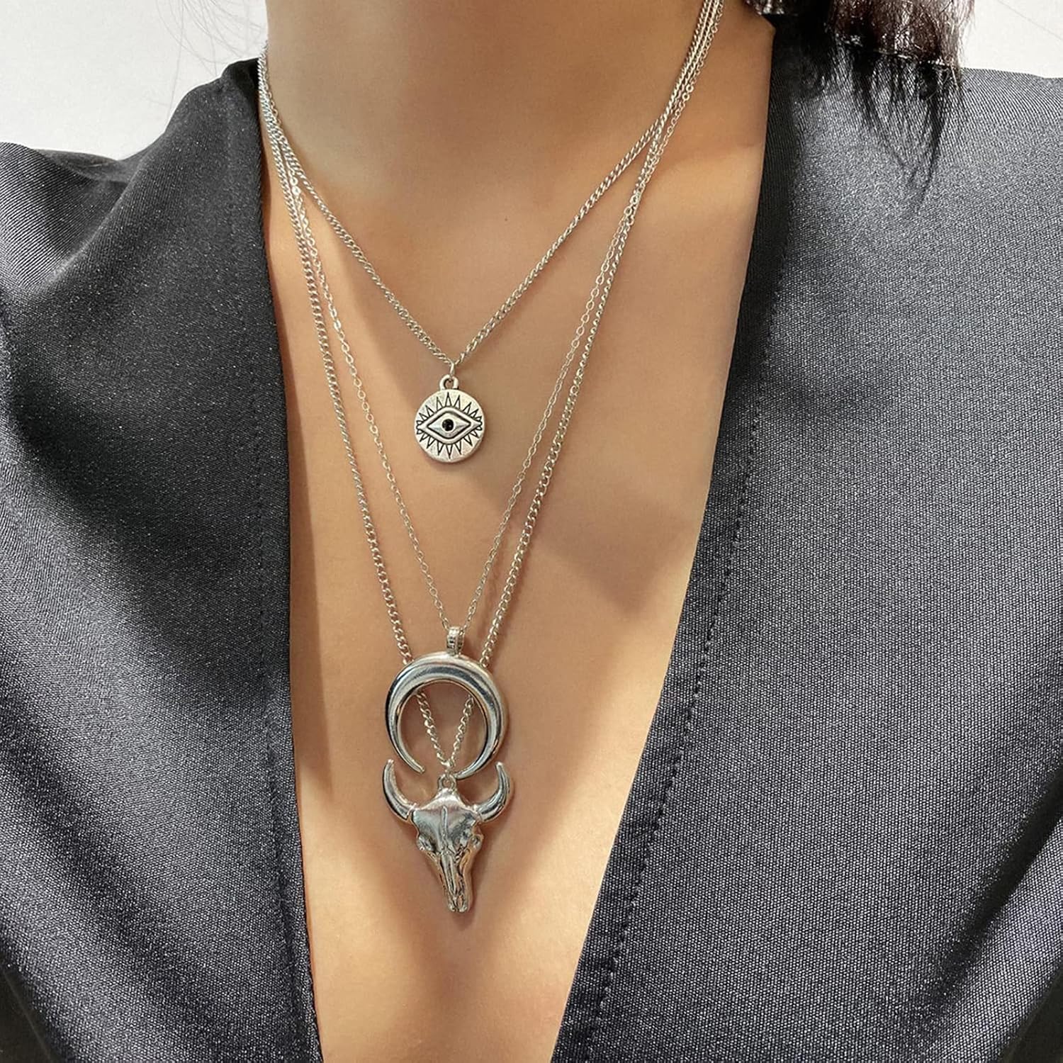 Coastal Cowgirl Charm Necklace Choker Gold Shell Starfish Beach Charm Necklace Trendy Jewelry for Women - Image 2