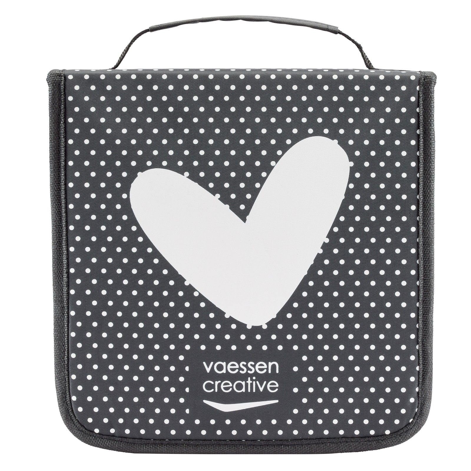 Vaessen Creative Raccoglitore con Tasche e Fogli Magnetici per Ordinare e Riporre Fustelle, Timbri e Cartelle per embossing