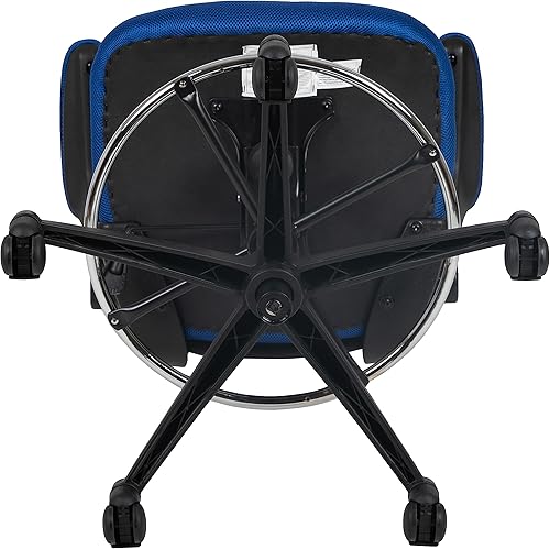 Miniatura 78 de Flash Furniture - Sillas de malla para oficina gris (Dark Gray Mesh),Piel negra suave/malla,Malla roja,Blanco malla,Malla Negra,Azul (Blue