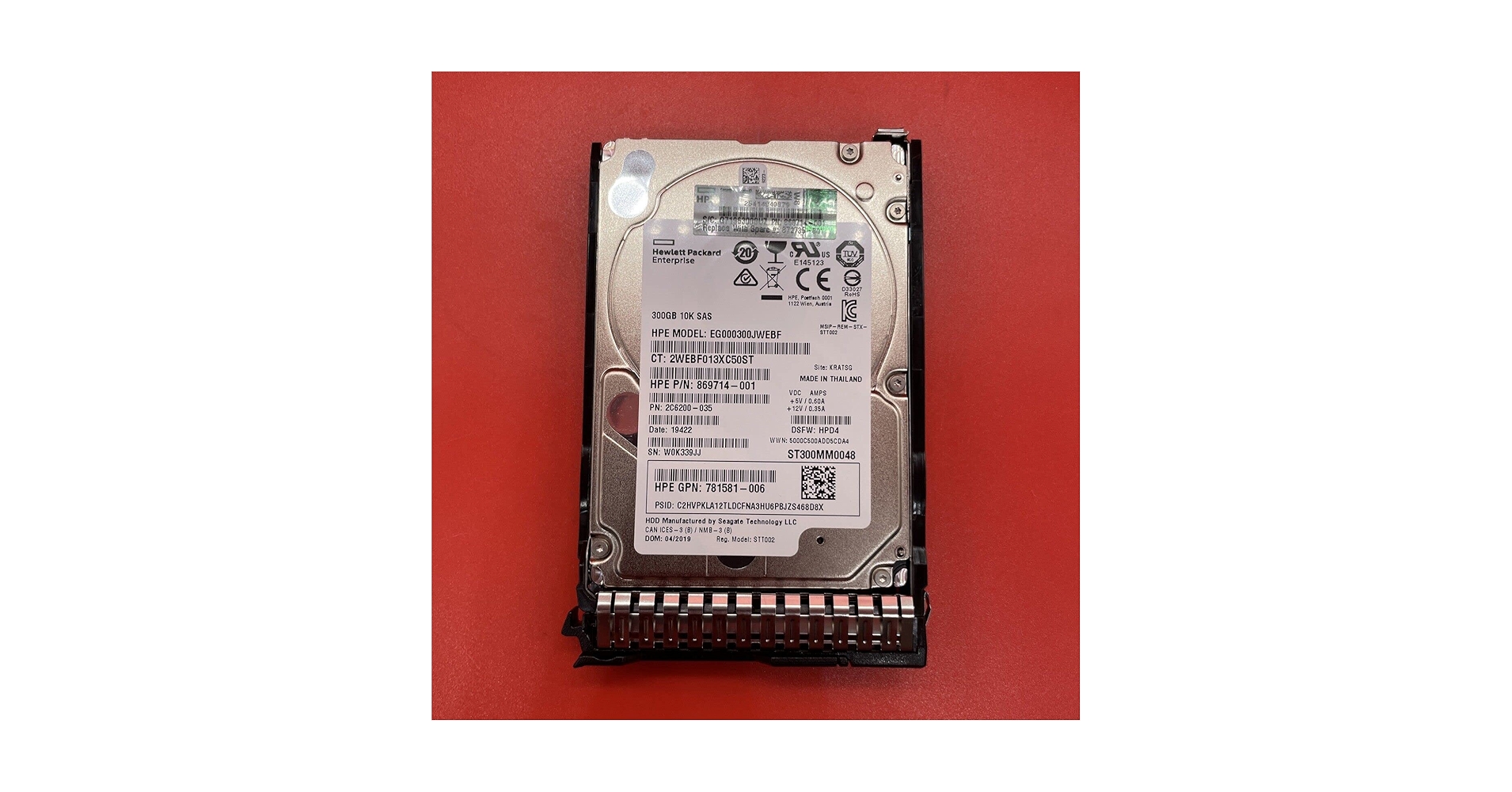 内蔵型ハードディスクドライブ HPE 781581-006 300GB HDD Amazon | Hpe 781581-006 300GB 10K 12G SFF SAS SCハードドライブ