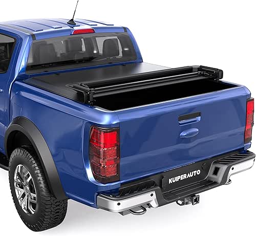 Tri 3-Fold 5 FT Soft Folding Truck Bed Tonneau Cover