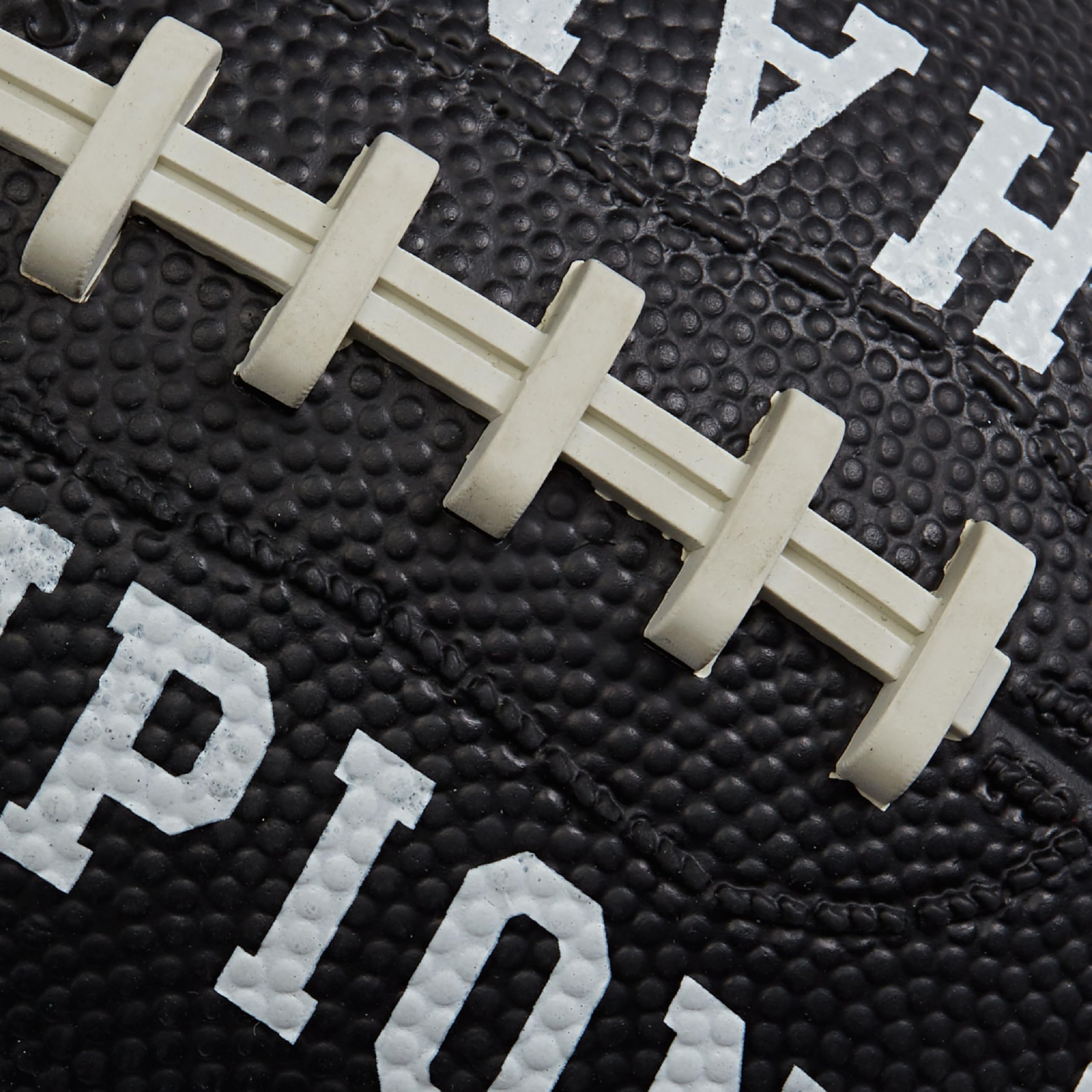 Champion Blitz Fußball, Allwetter-Fußball, verbesserter Griff, haltbarer Gummischutz und geformte Schnürsenkel, für Outdoor-Sport und Training, umfasst 6 Ballpumpe