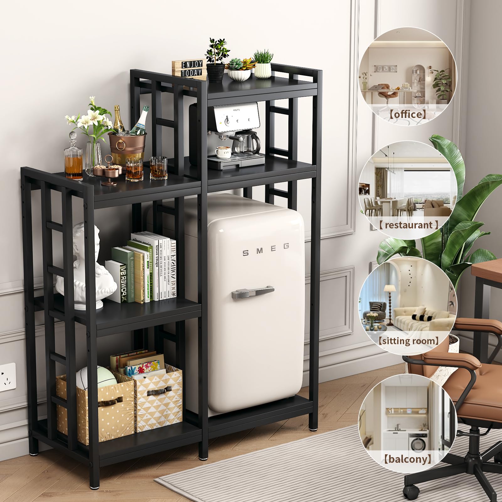 置物 chef Amazon.com - YCHF 6-Tier Kitchen Bakers Rack, Utility