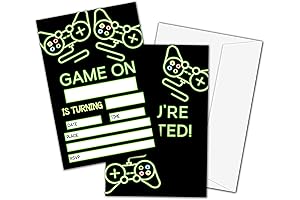 Personalized Boy Party Invitations Cards for Kids and Teens
