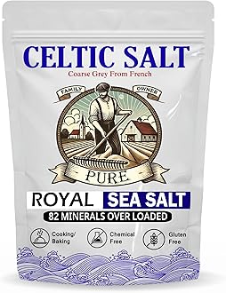 Premium Celtic Sea Salt royal (920 GM) Mineral-Rich Sel Gris for Optimal Health