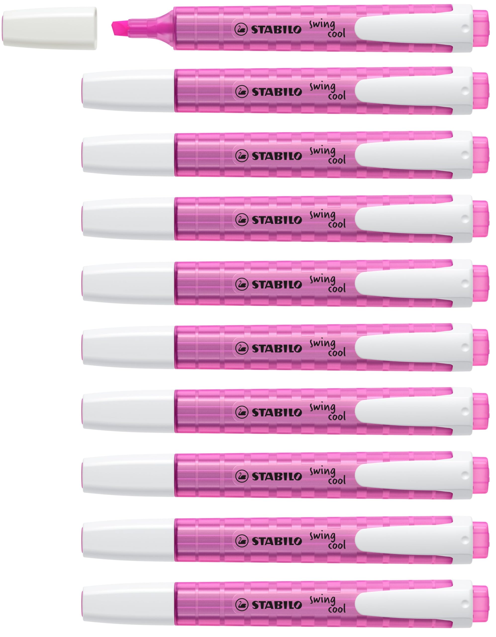 STABILO swing cool - Highlighter - Pack of 10 - Pink