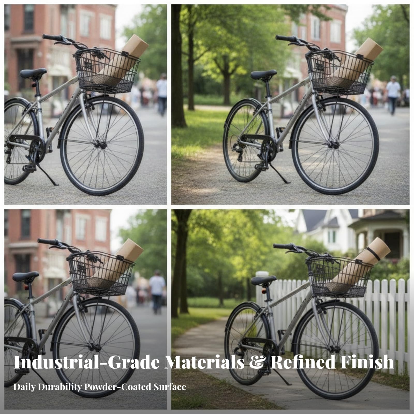 Panier Vélo Poignée Robuste