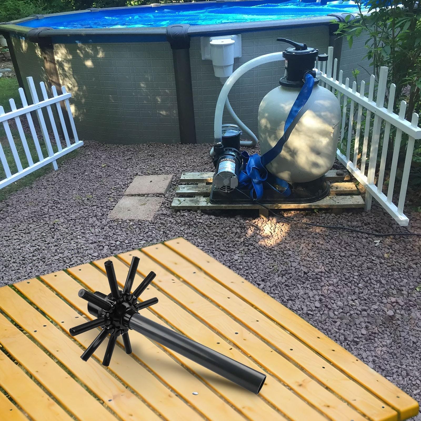 SX180DA Montage latéral avec tuyau central pour filtre à sable Hayward Pro S180T S190T