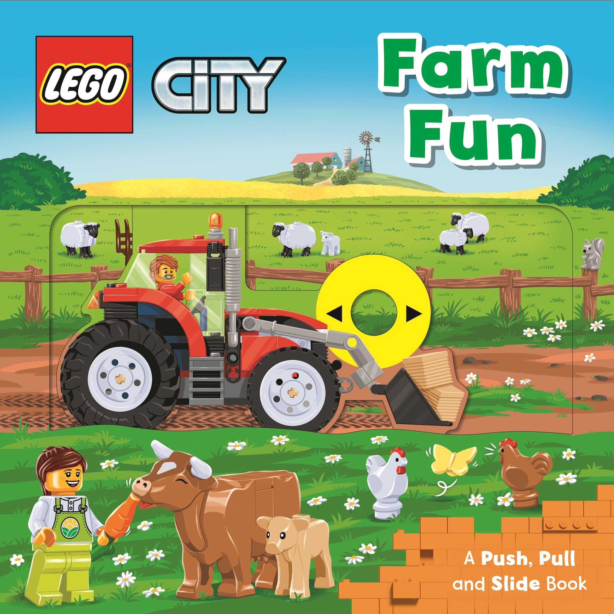 LEGO® City. Farm Fun: A Push, Pull and Slide Book (LEGO® City Push Pull and Slide Books)