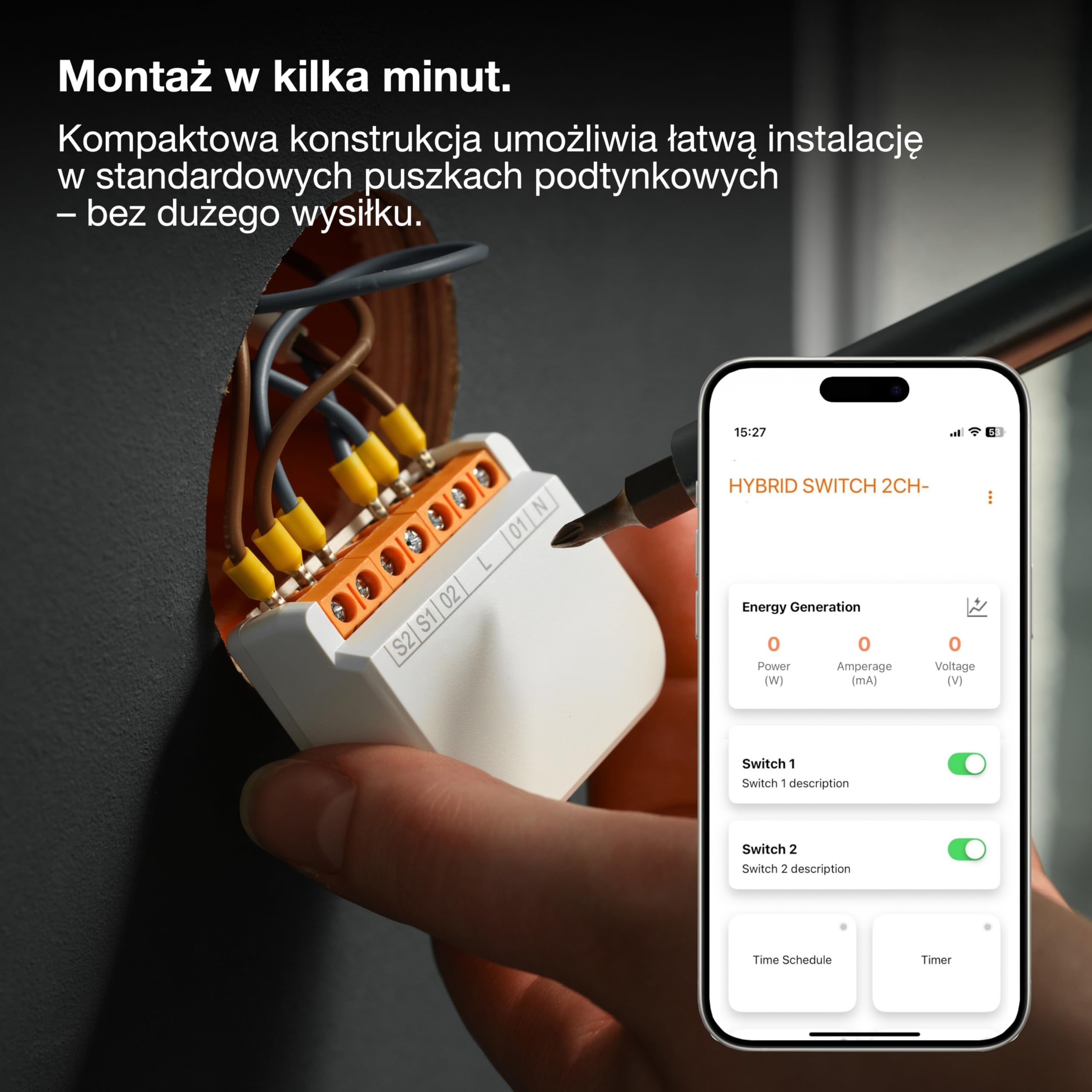 SMART+ WIFI SWITCH MODULE 2 Channel