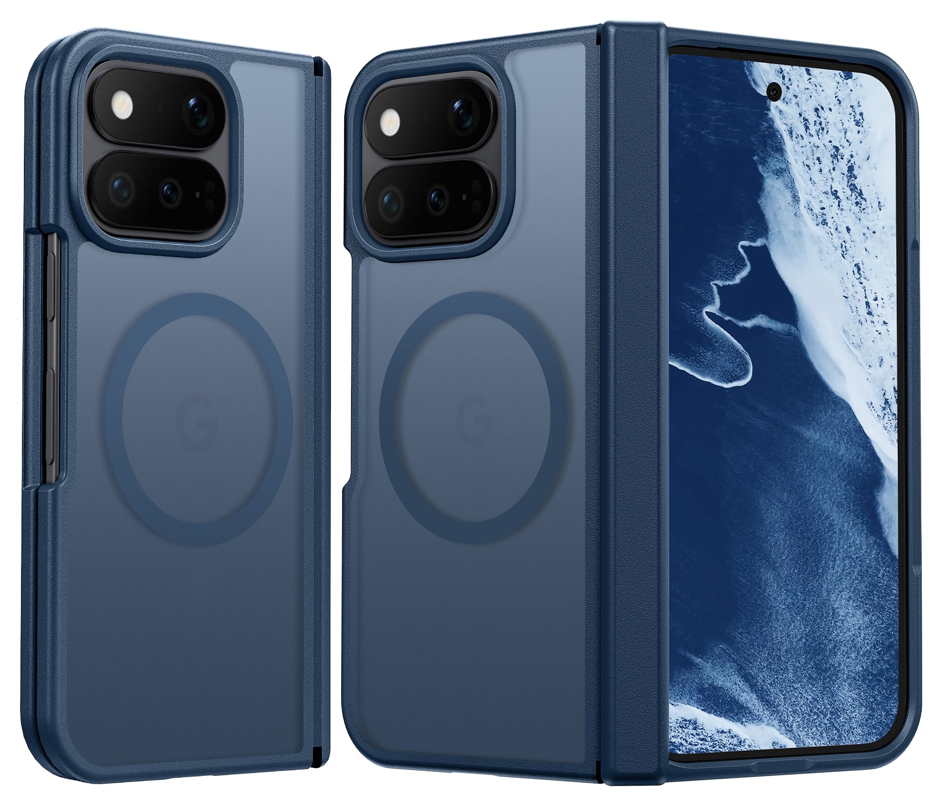 FNTCASE for Google Pixel 11 Pro Fold Case, Hinge Protection, Translucent