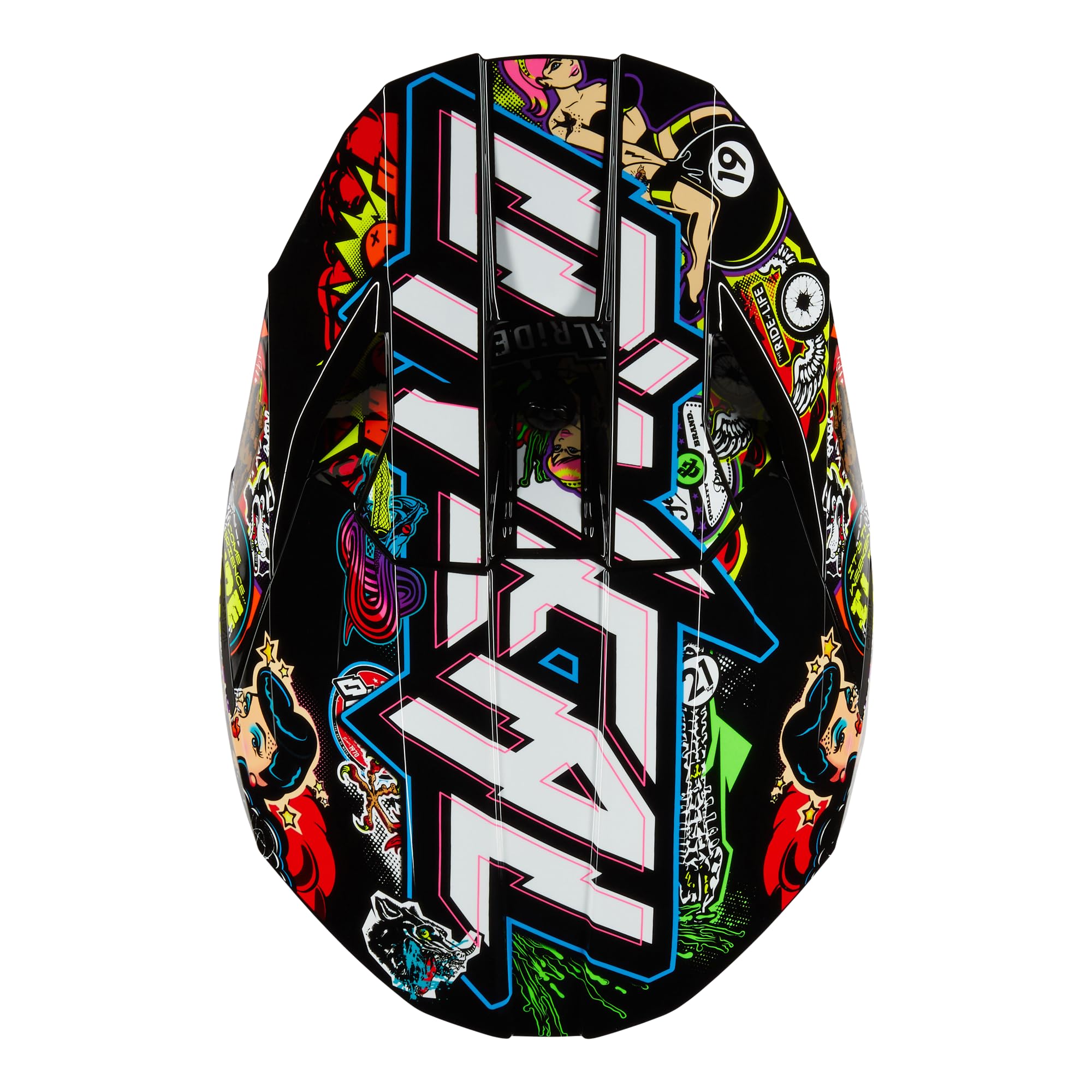 O'NEAL | Casco Motocross | MX Enduro | Calotta in ABS, standard di sicurezza ECE 22.06, aperture di ventilazione per un raffreddamento ottimale | Casco 3SRS CRANK V.24 | Adulto | Multi