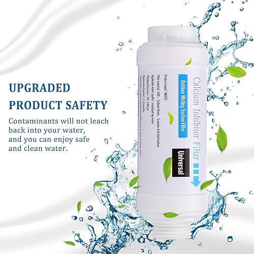 Miniatura 6 de Yoption Filtro inhibidor de calcio, filtro de sistema de nebulización al aire libre, para evitar la acumulación de escamas y obstrucciones de