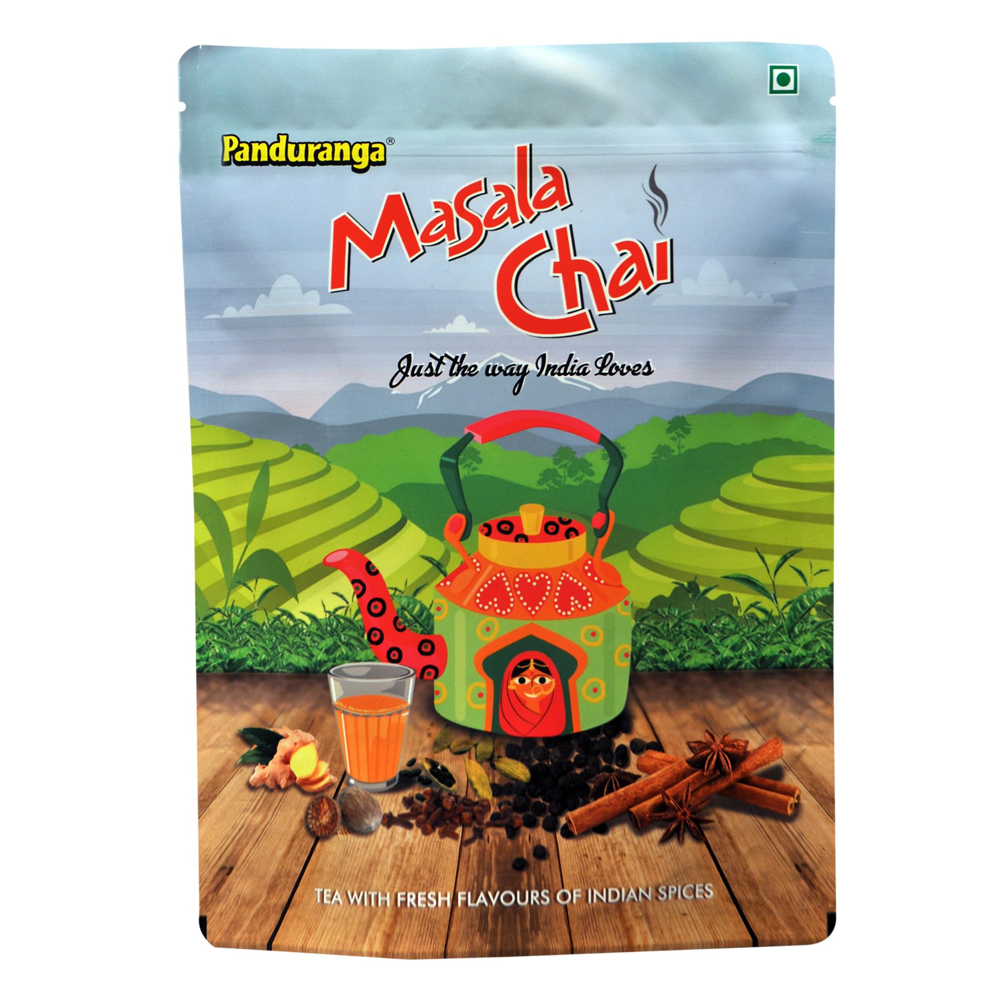 Panduranga Masala Chai - Premium Indian Spiced Tea Blend with Green Cardamom, Ginger, Cloves, Black Pepper & Bay Leaves | Authentic and Aromatic Indian Chai | 500g (Pack of 1)-image-19