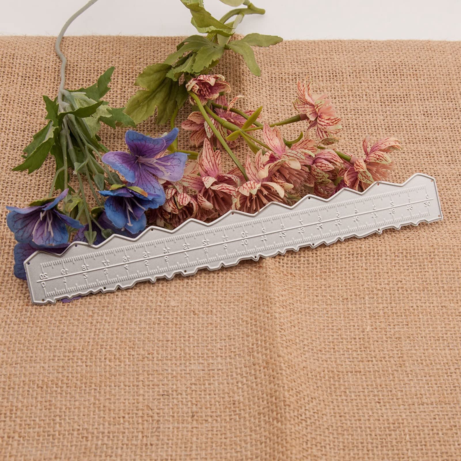 Onregelmatige randen liniaal DIY maken koolstofstaal reliëf