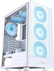 Gabinete Gamer Cruiser Mid Tower RGB Branco Fortrek