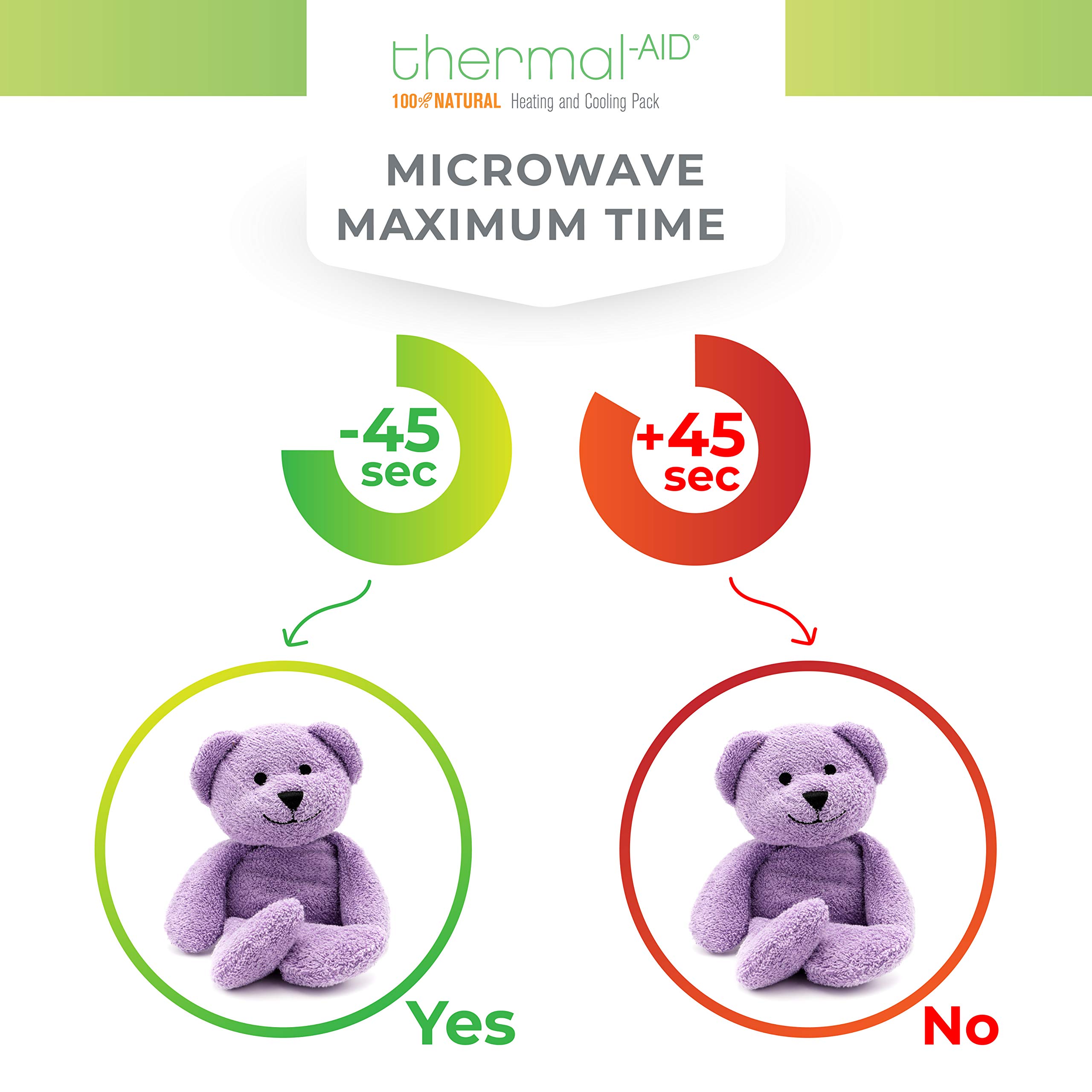 ThermalAid Zoo — Tumble The Lavender Bear — Kids Hot and Cold Pain