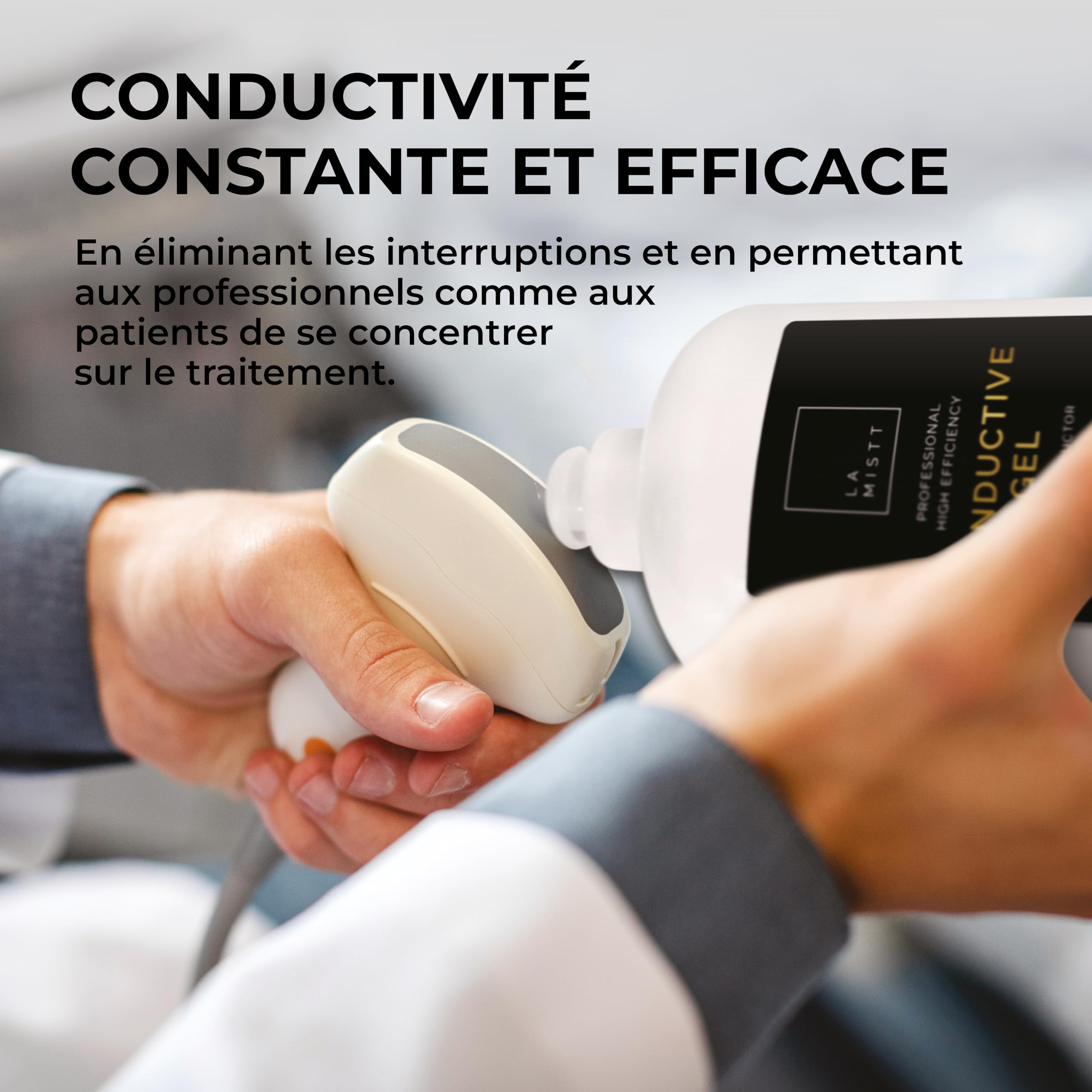 Gel Conducteur Électrostimulation 2000 ml | Gel Conducteur Visage et Corps, Ultrason, Électrodes, TENS, EMS