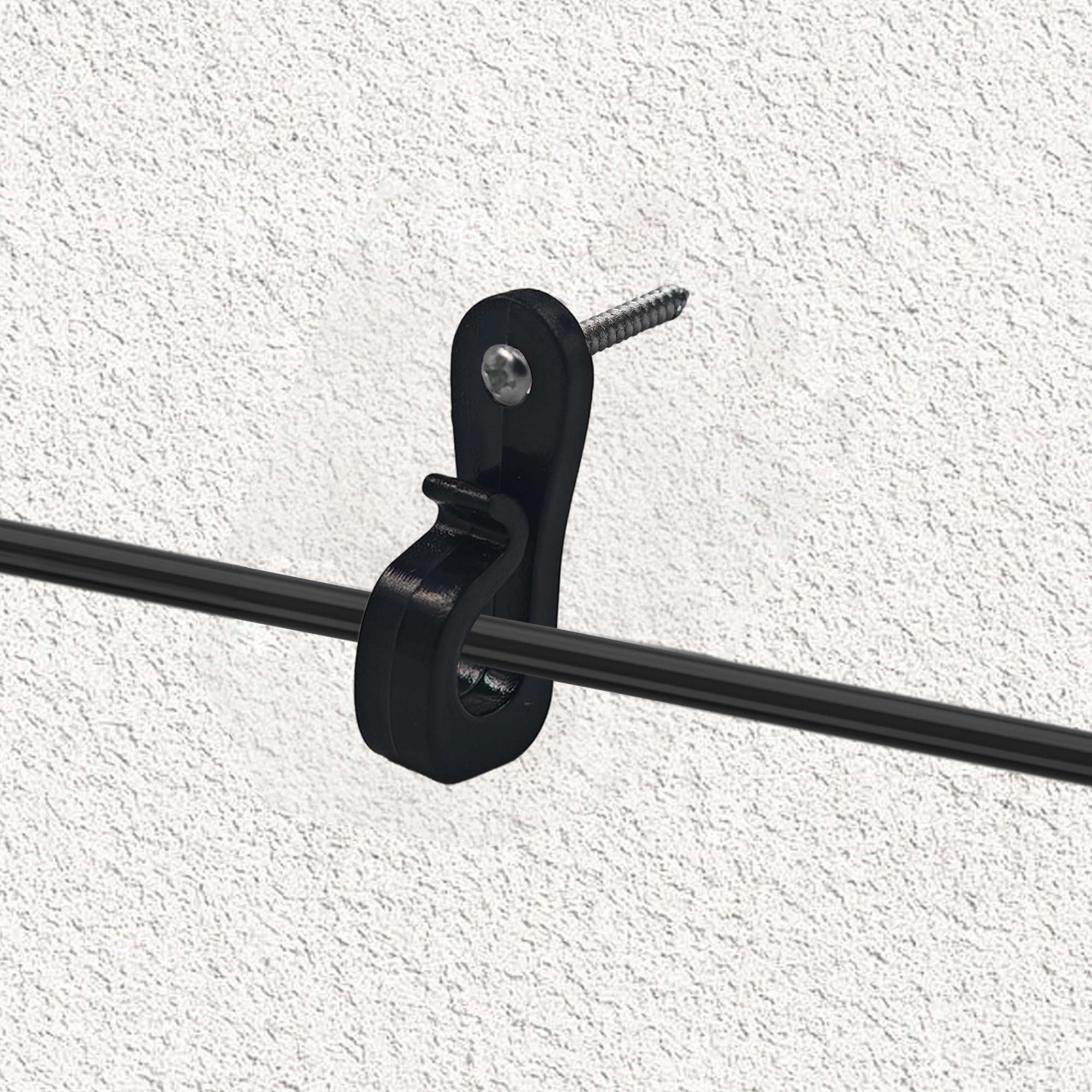 Wire Shelf Clips - 32 Pack Heavy Duty Wall Brackets -3