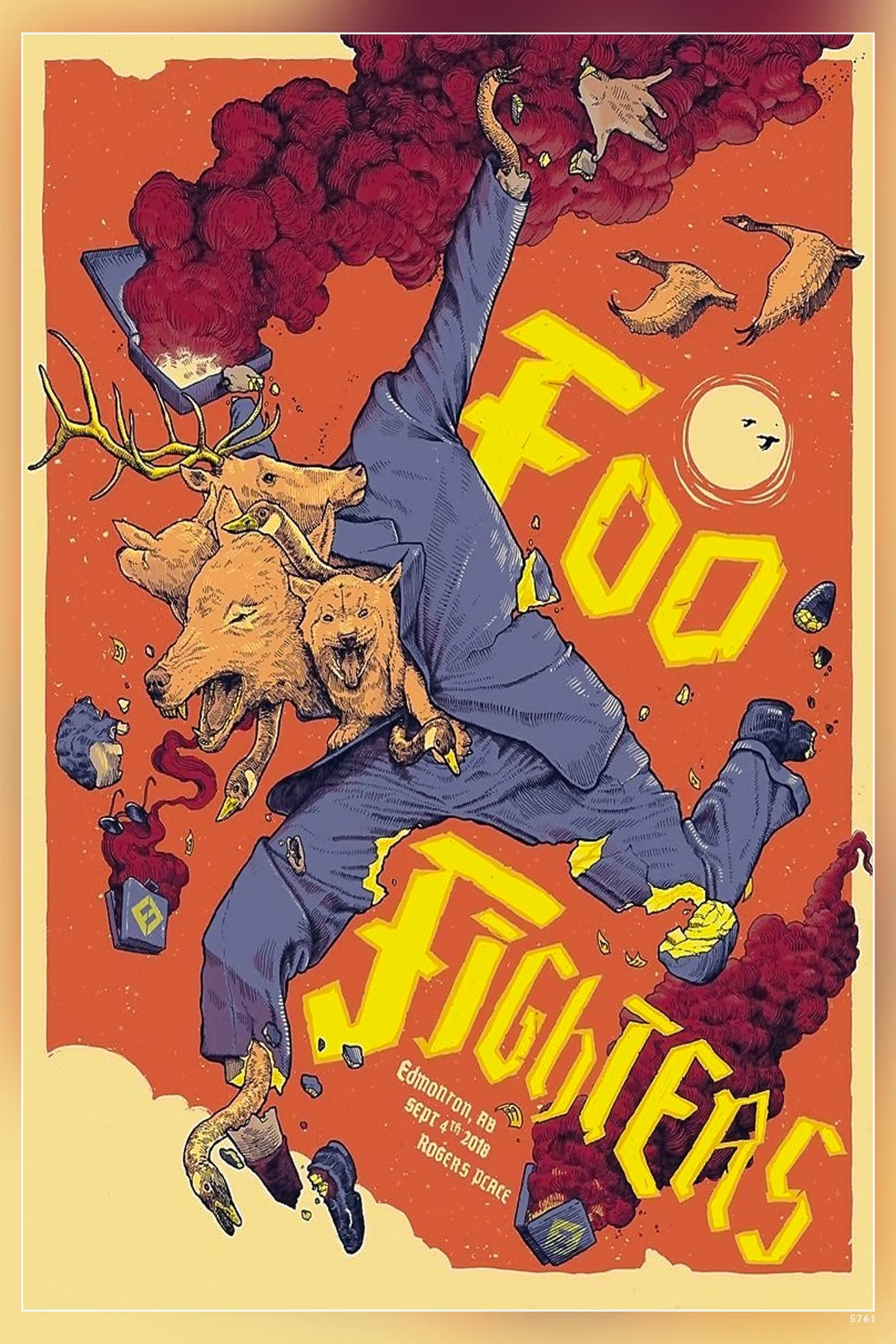 POSTERNEST Foo Fighters, Rock Band, Formed In Seattle, Washington Poster Matte Finish Paper Print 12 x18 Inch (Multicolor) -5761