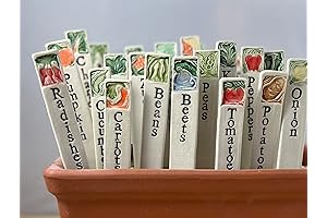 Delightful Ceramic Plant Markers for Bountiful Gardens