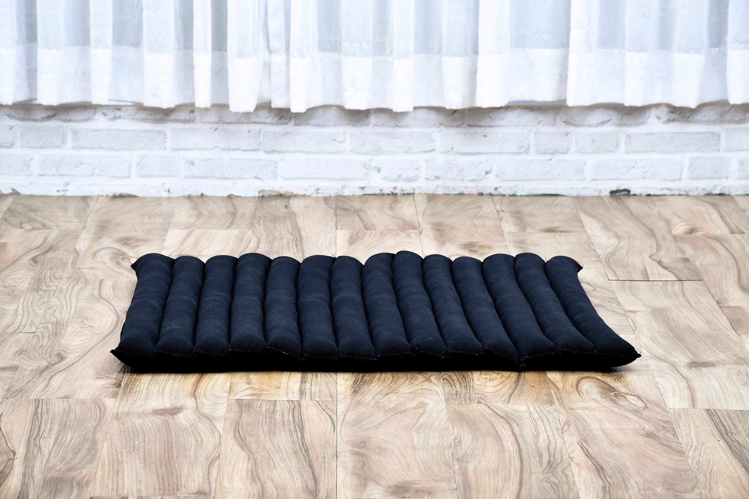 Leewadee Zabuton Meditationsmatte - Kapok Bodenkissen für Yoga, Zen & Kniematte