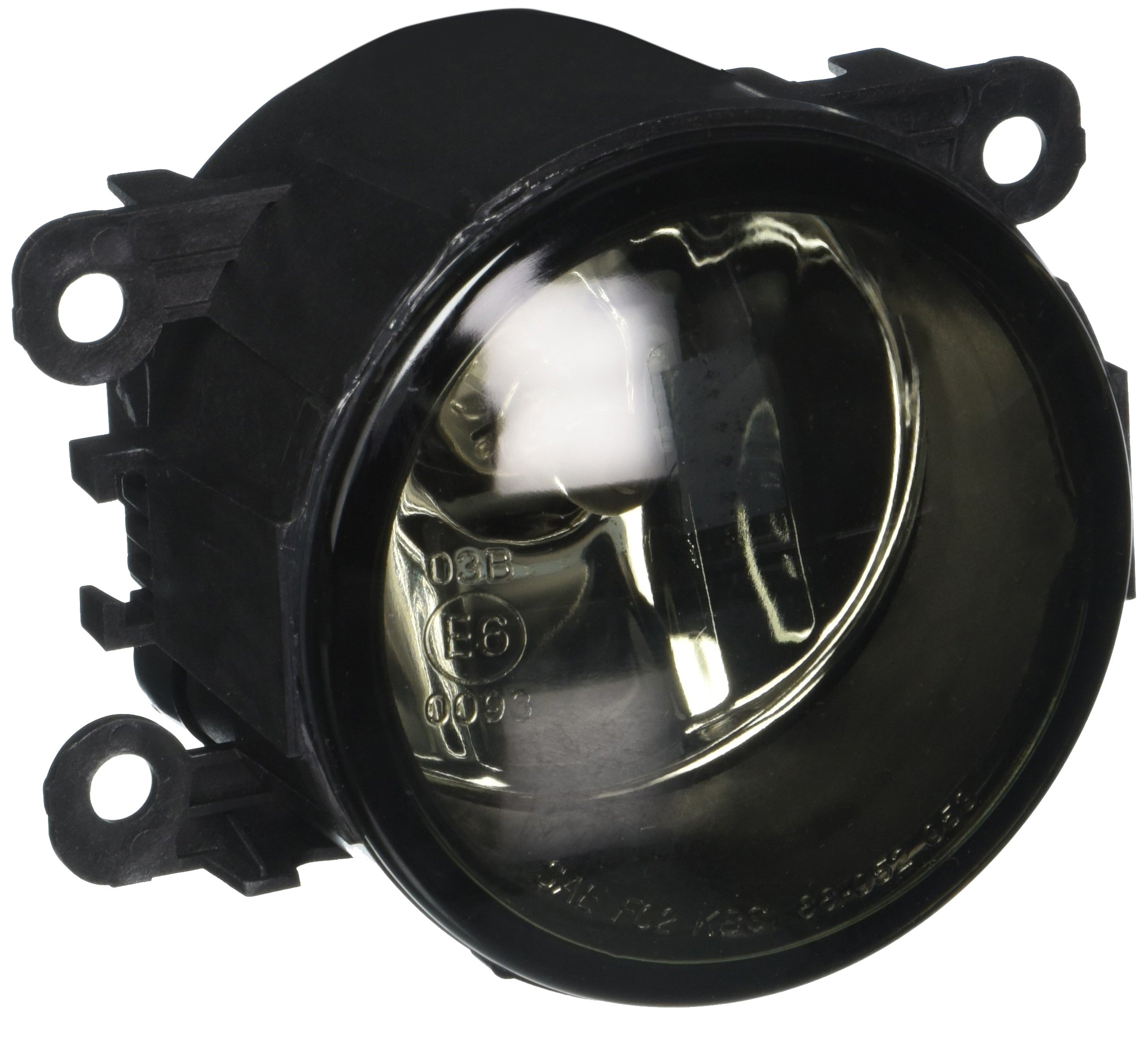 Smoked Lens Chrome Housing Fog Light Made For And Compatible With 2005-2009 Mustang With Pony Package, 2010-2014 Mustang Base Model