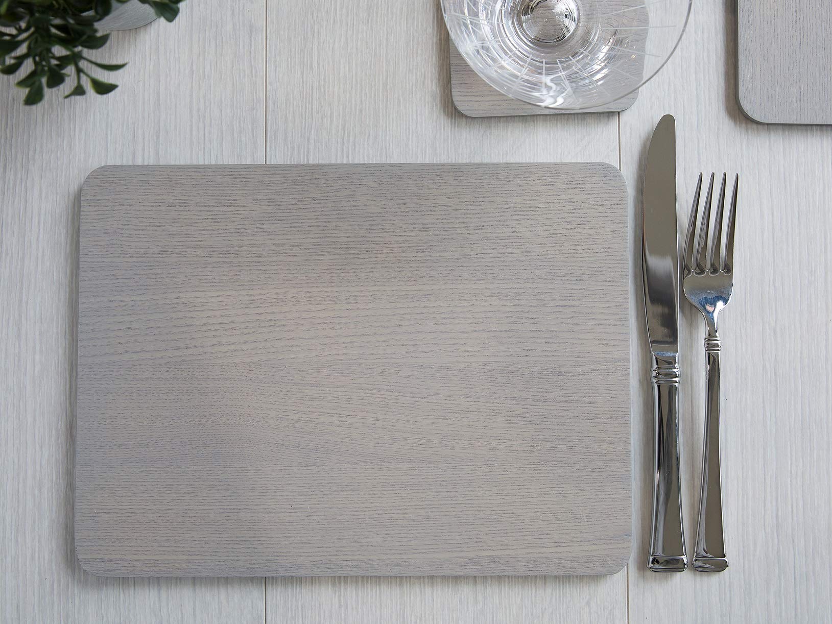 Creative Tops C000343 Naturals Wood Veneer Placemats, Round, Brown, 30 Cm, Set Of 4 – BigaMart