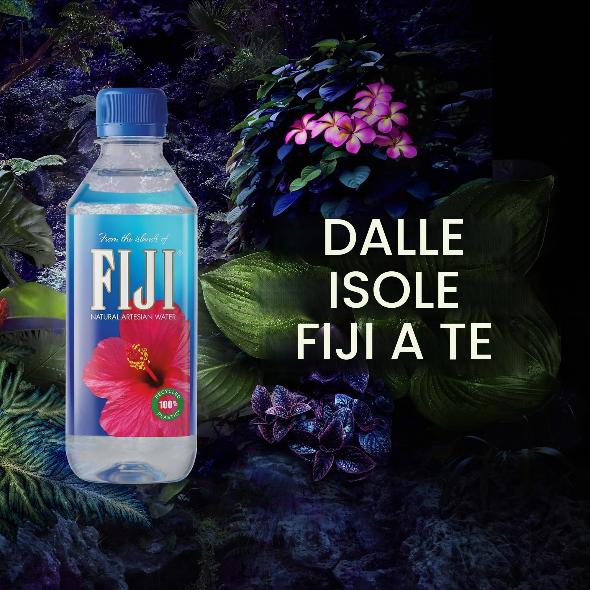 Acqua delle Fiji Naturale Artesiana in Bottiglia 330mL / 11,15 Fl Oz (confezione da 24) - 100% Naturale Elettroliti - NUOVO