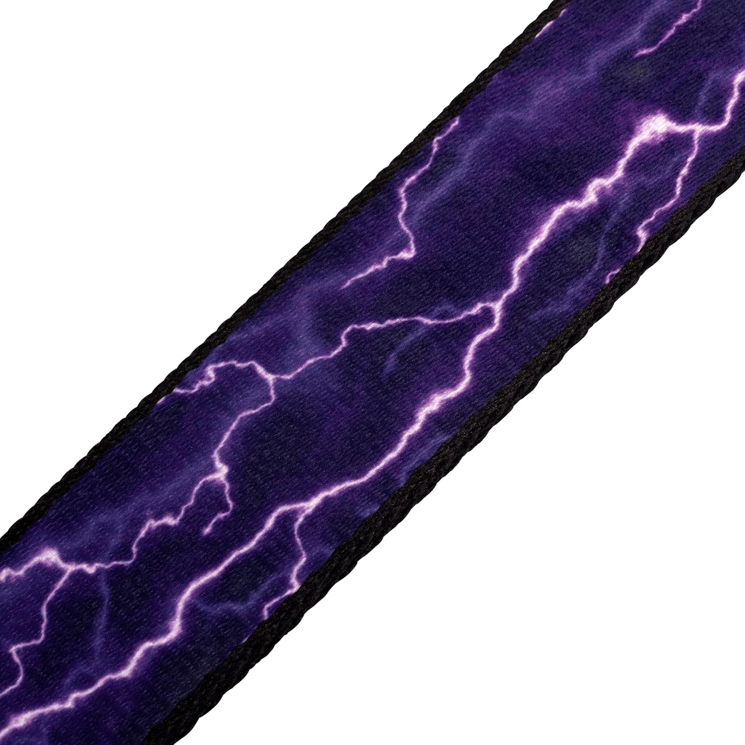 Levy's Leathers MP-18 2" polyester guitar strap with printed design, garment leather ends and tri-glide adjustment.