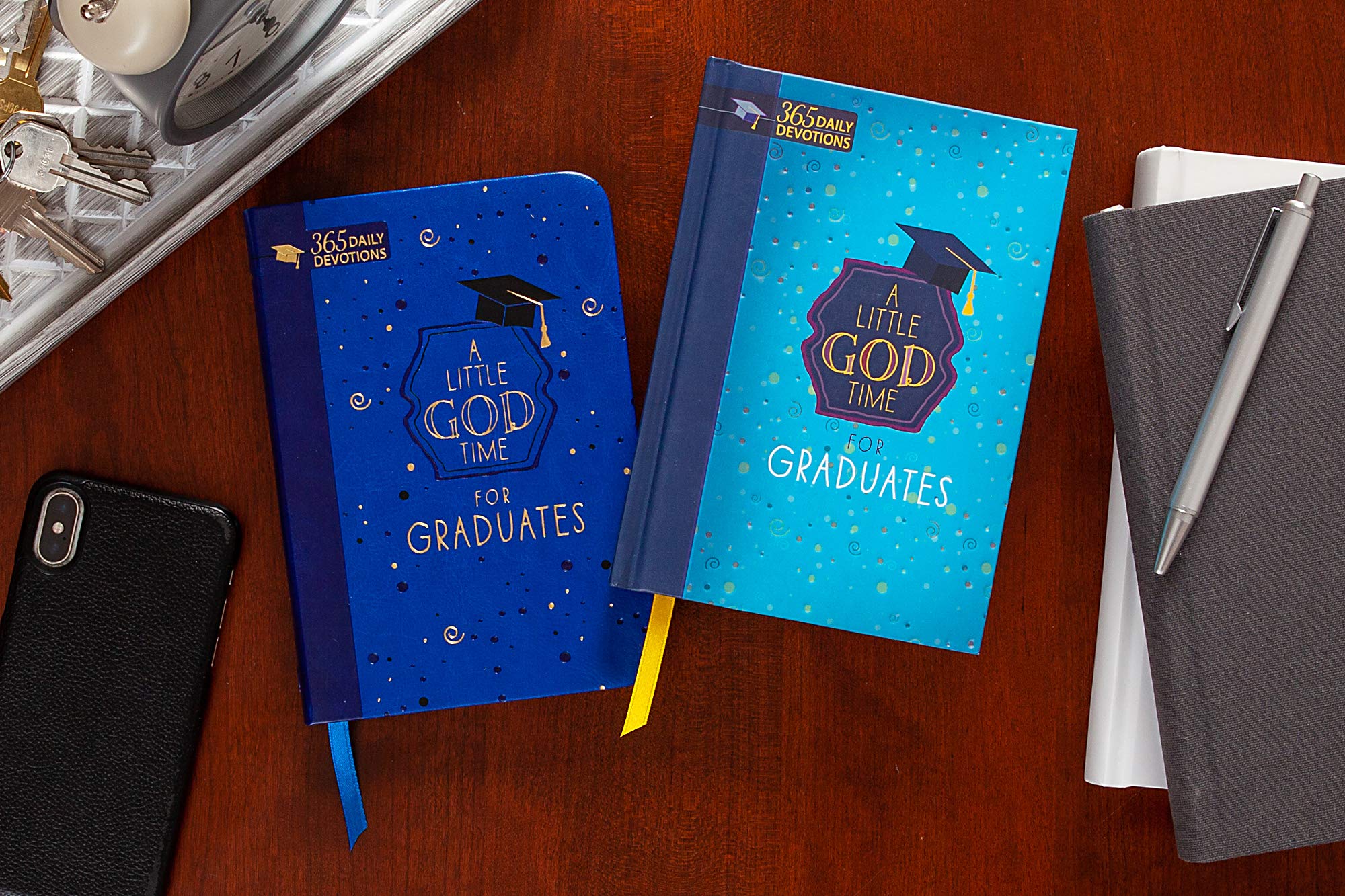 A Little God Time for Graduates: 365 Daily Devotions (Faux Leather Grad Gift Edition) – Motivating Devotions for Grads, Perfect Gift for Graduation Parties, Birthdays, Holidays, and More