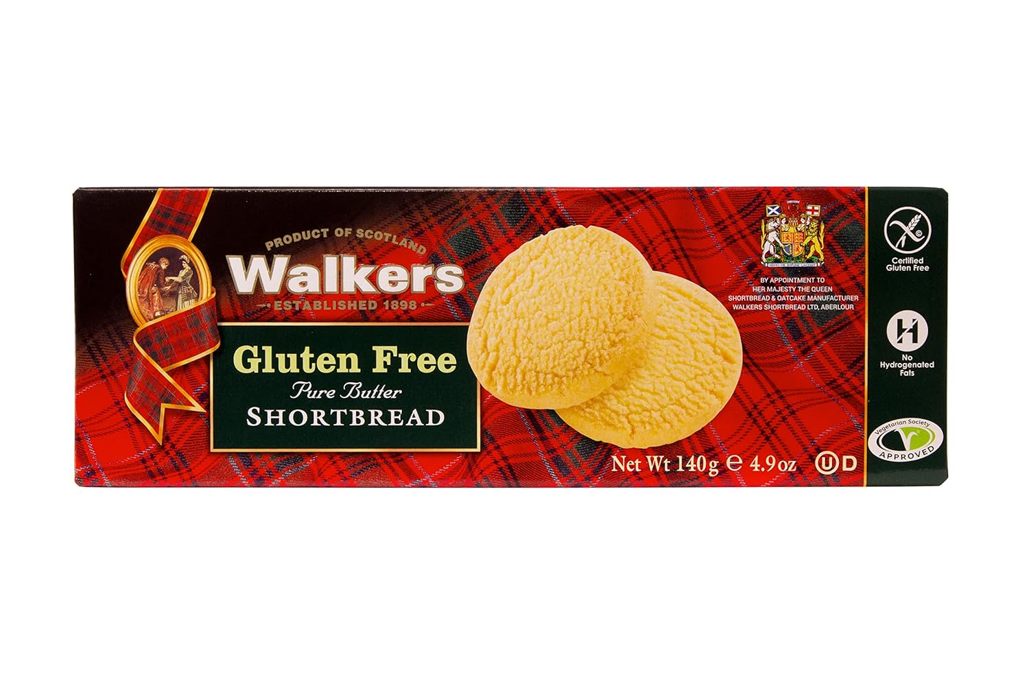 Buy Walker's Shortbread Gluten Free Rounds, Pure Butter Shortbread