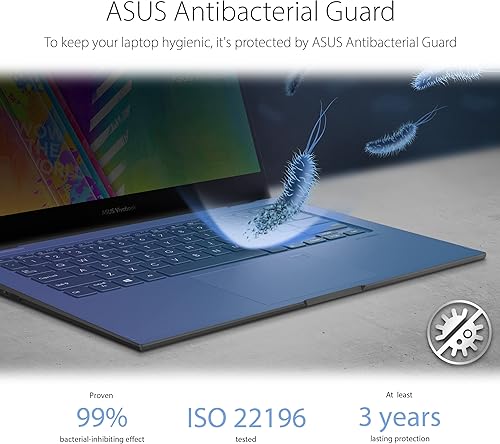 Miniatura 3 de ASUS VivoBook Go 14 - Laptop delgada y ligera 2 en 1, táctil HD de 14 pulgadas, CPU Intel Celeron N4500, gráficos UHD, 4 GB de RAM, 64 GB eMMC,