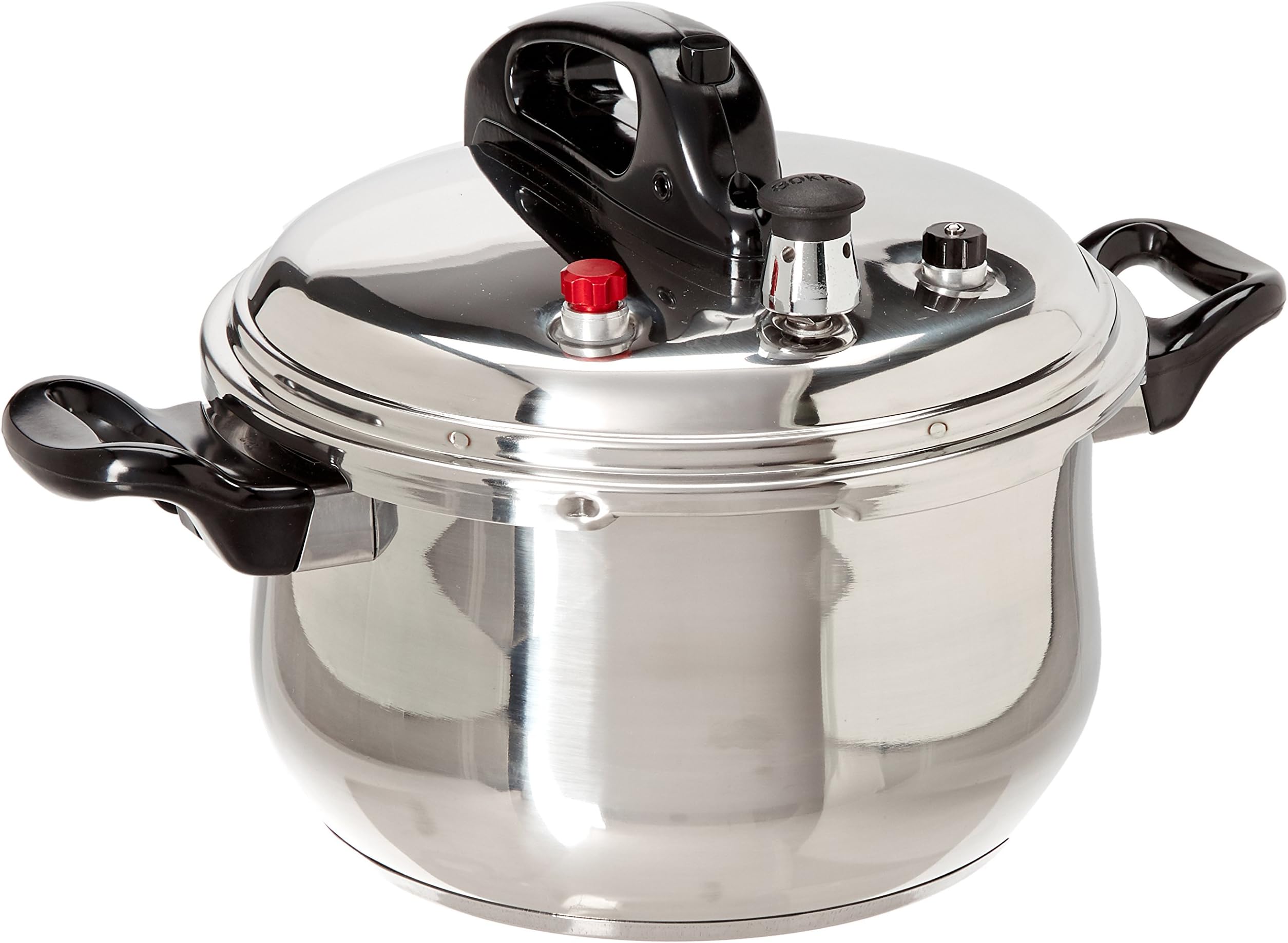 Uniware Super Quality Stainless Stell Pressure Cooker, Six Over-pressure Safety Systems, Silver (5 Quart(DIA 22Cm))