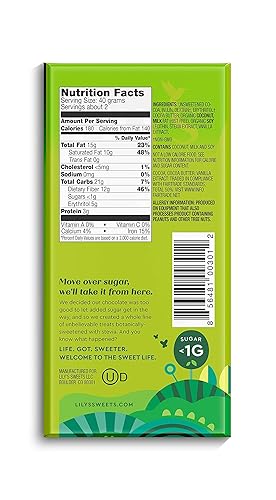 Miniatura 4 de Lilys - Variedad de muestras de barra de chocolate negro al 55   Endulzado con stevia sin azúcar añadido bajo en carbohidratos apto para dieta