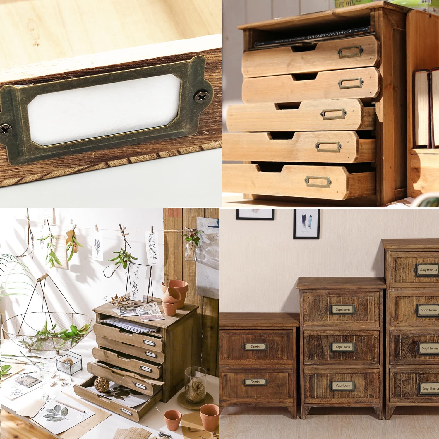 Amazon.co.jp: MroMax 引き出しカードホルダー ラベルフレームカード