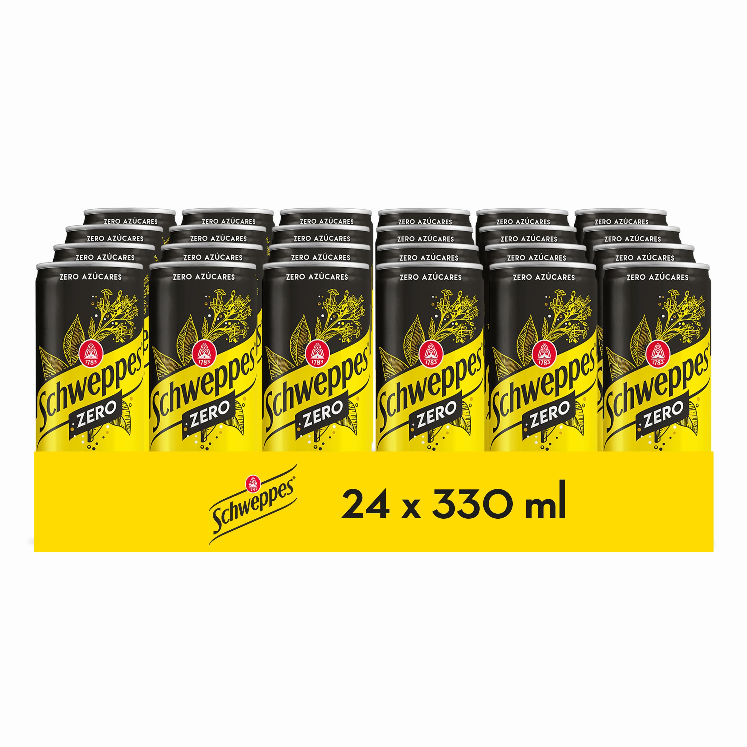 Schweppes Tónica Zero Sin Azúcar 24 Latas