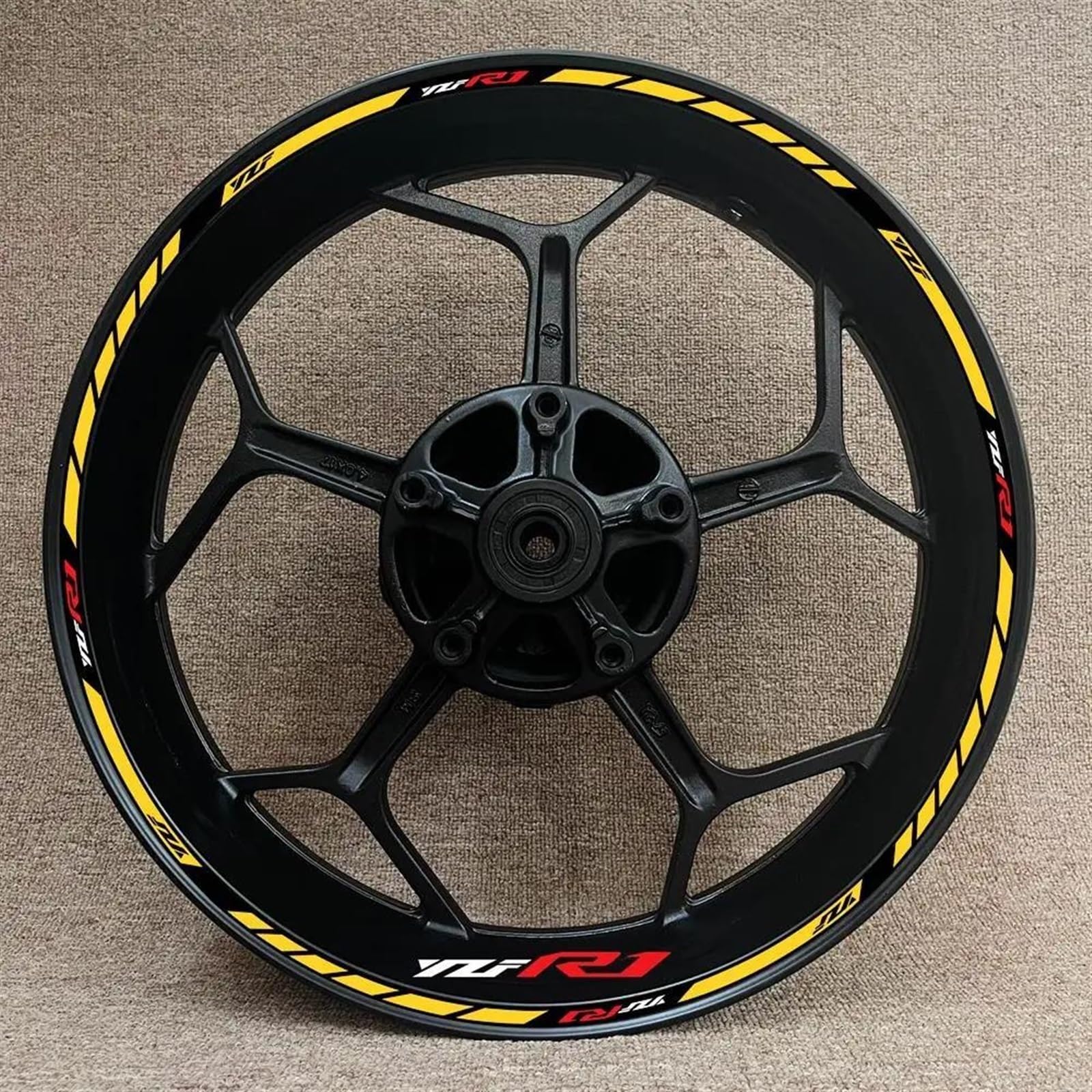 Stickers Motorcycle Stickers Reflective Wheel Rim for YZFR1 YZF-R1(Style 6)