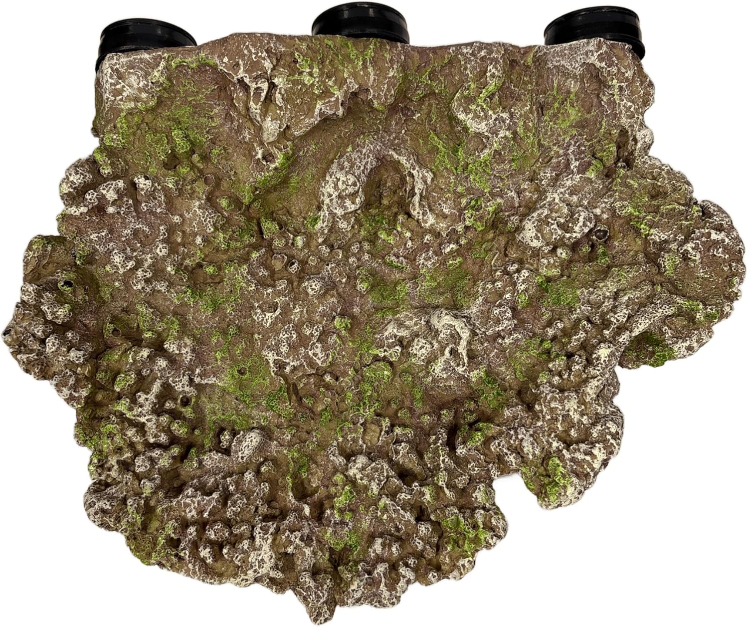 Magnetic Aquarium Resin Rock Shelf for Fish Hide & Decoration for Fresh & Saltwater Aquariums - 11.5" x 8.5" x 3.5"