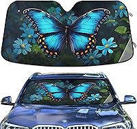 Vista 13 de Parasol para coche, divertido bulldog francés, protector de parabrisas para coche pequeño, SUV, ventana delantera