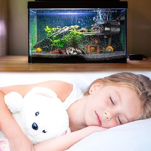 Miniatura 6 de Zhengmy 2 unidades de bomba de circulación de acuario de 800 Gph con base de succión magnética, fabricante de ondas giratorias de 360 grados,