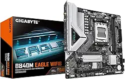 GIGABYTE B840M Eagle WIFI6 AMD Socket AM5, M-ATX, DDR5, 2X M.2, PCIe 4.0, USB 3.2 Gen 1, WIFI6, LAN 2.5GbE, EZ-Latch