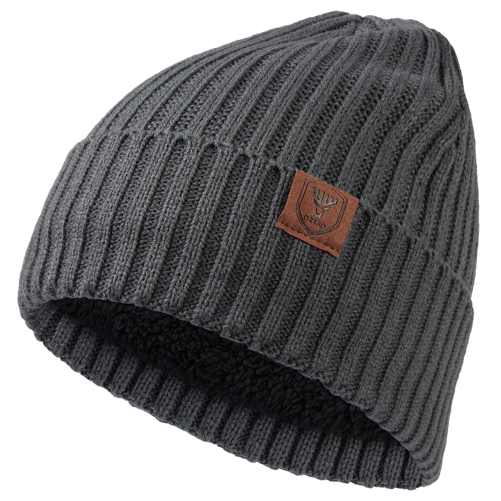 OZERO Winter Fleece Lined Beanie
